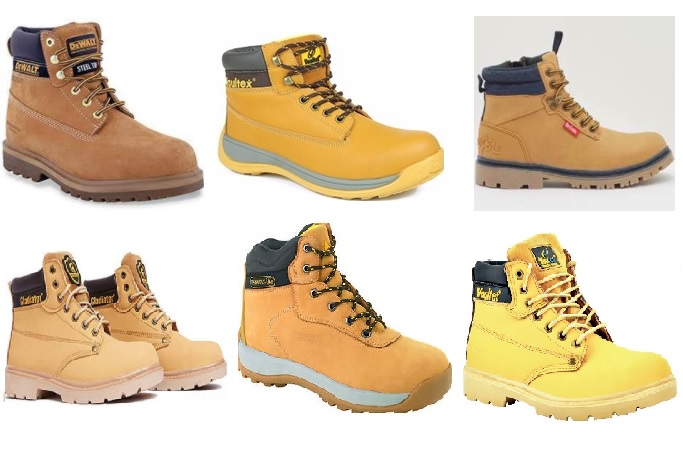 HONEY COLOR SAFETY SHOES
