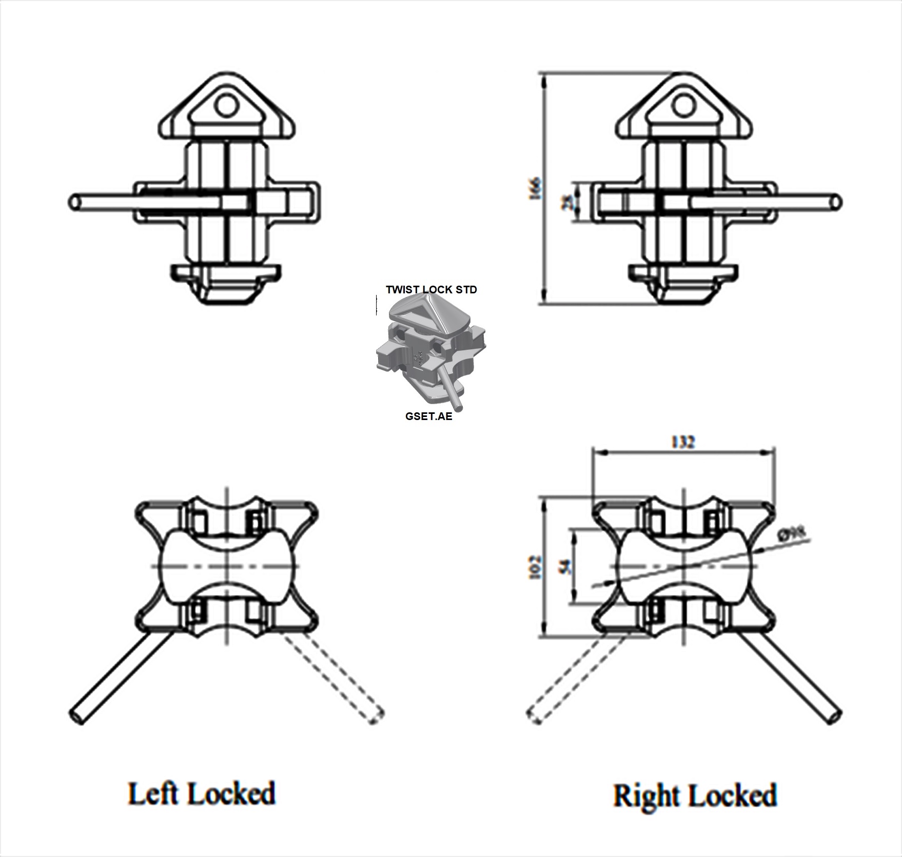 CONTAINER TWIST LOCK FOR SALE