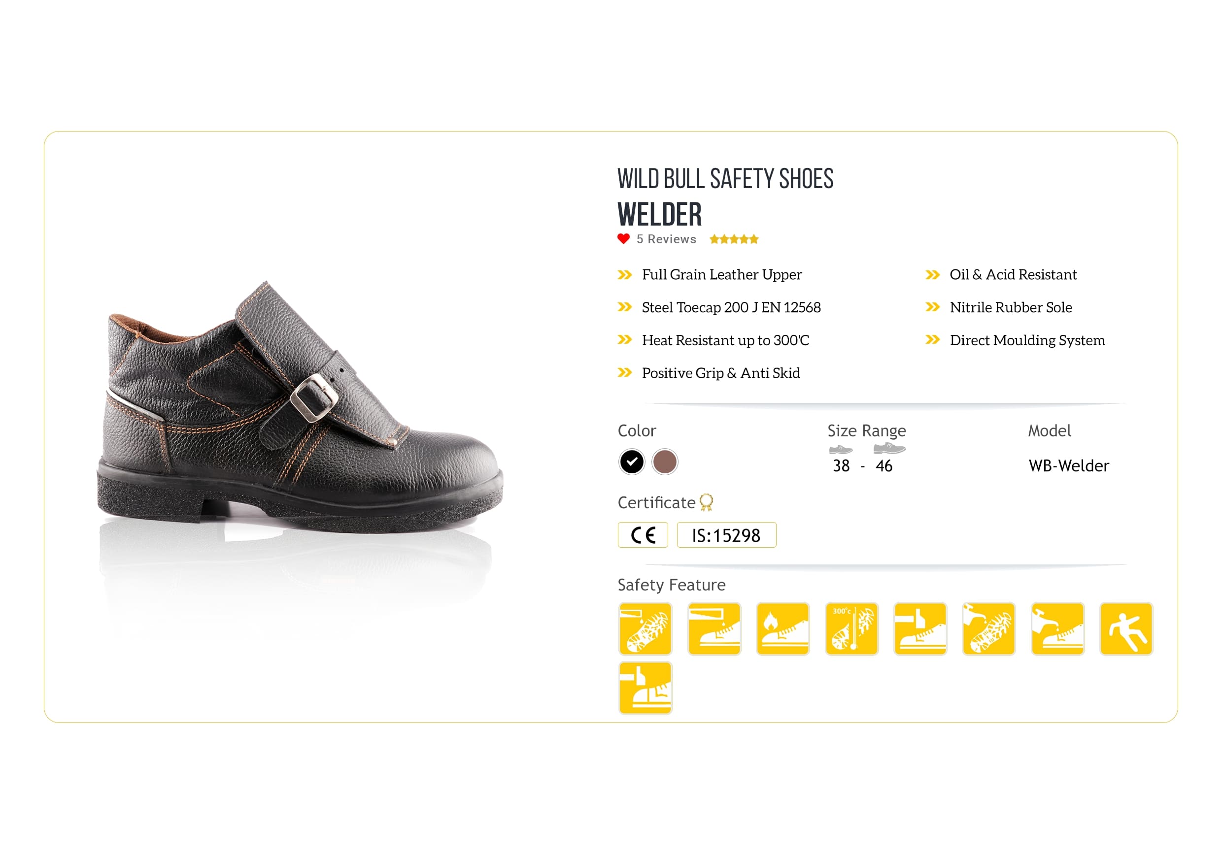 WILD BULL SAFETY SHOES