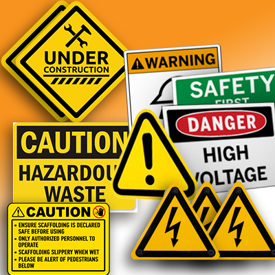 SAFETY SIGNS AND TAGS