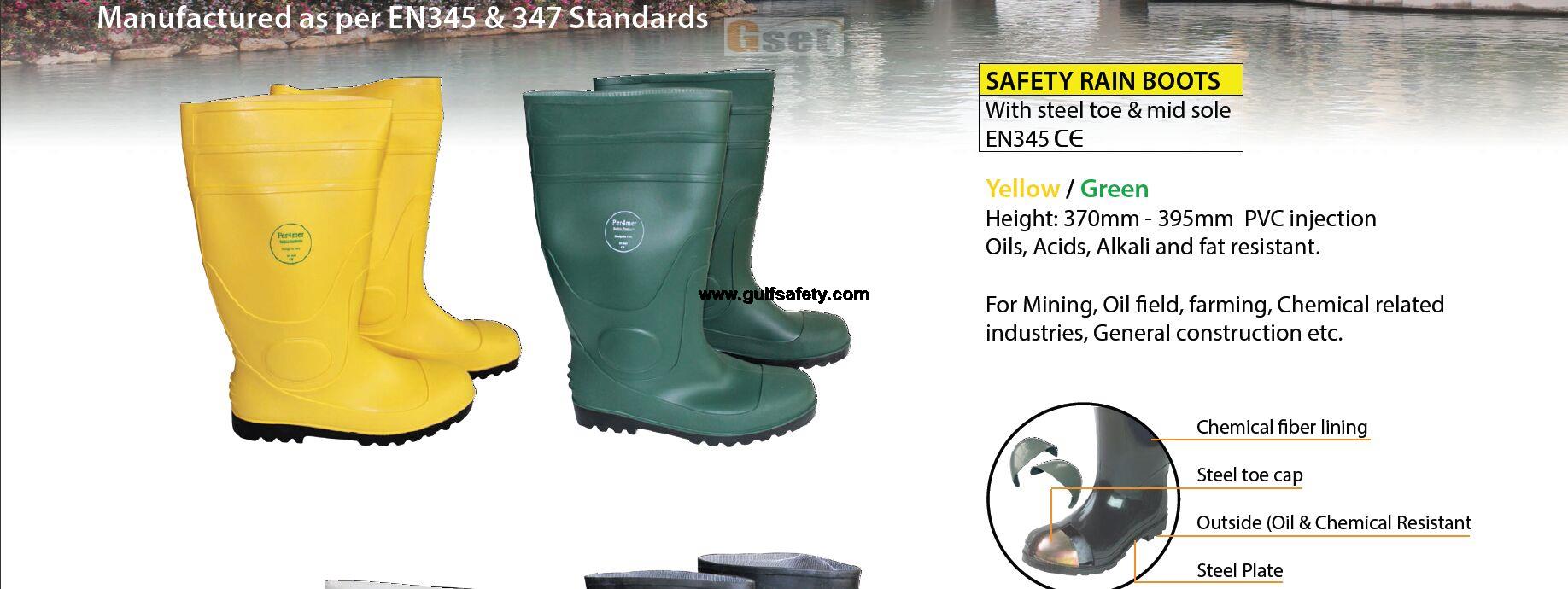 SAFETY BOOT RUBBER CHEMICAL