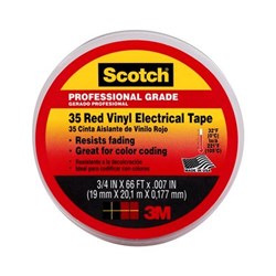 3M ELECTRICAL TAPE RED 10810