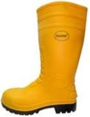 SAFETY BOOT RUBBER YELLOW COLOUR VAULTEX -RBY STKD