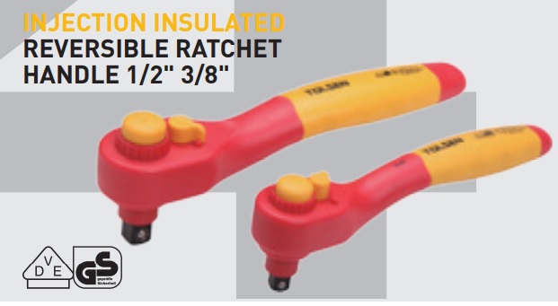 RATCHET HANDLE REVERSIBLE 3/8 " INJECTION INSULATED - 42238