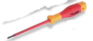 INSULATED VDE SLOTTED SCREW DRIVER 1000 V - 30206