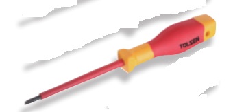 INSULATED VDE SLOTTED SCREW DRIVER 1000 V - 30208