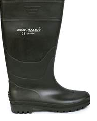 GUM BOOT WITHOUT STEEL TOE PER4MER BLACK