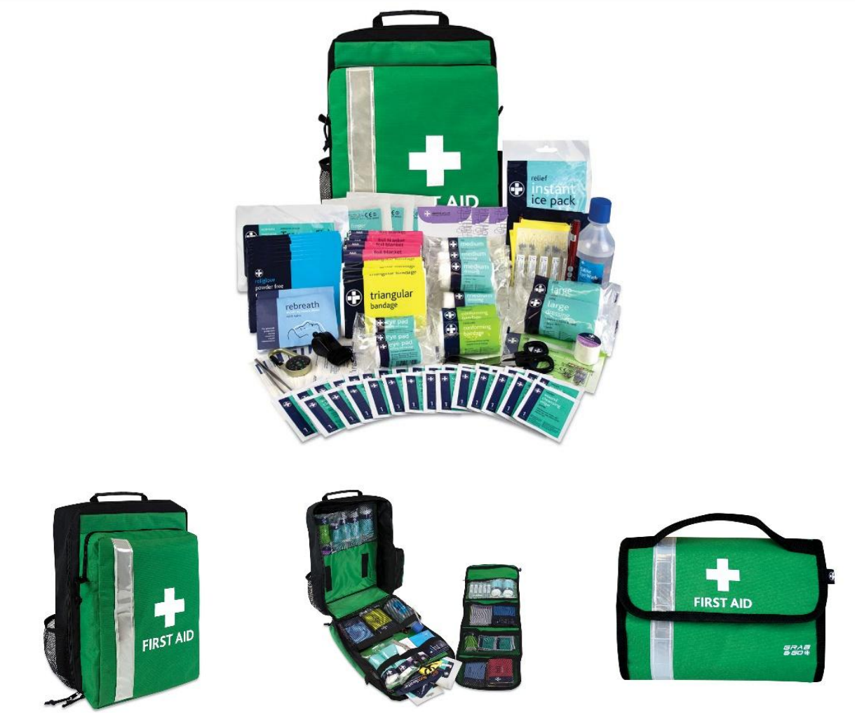 FIRST AID KIT / SCHOOL TRIP KIT 2480 BACKPACK RELIANCE WITH CONTENT