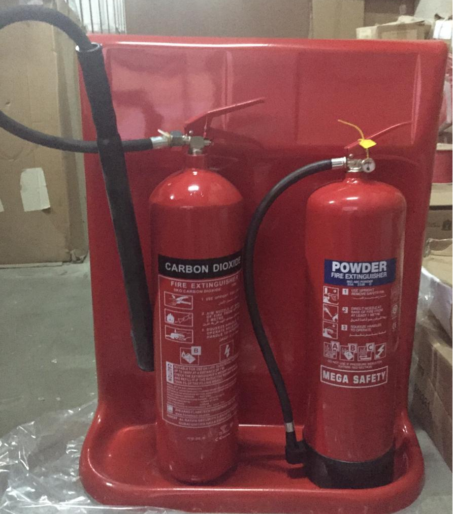 FIRE EXTINGUISHER STAND DOUBLE FIBRE GLASS