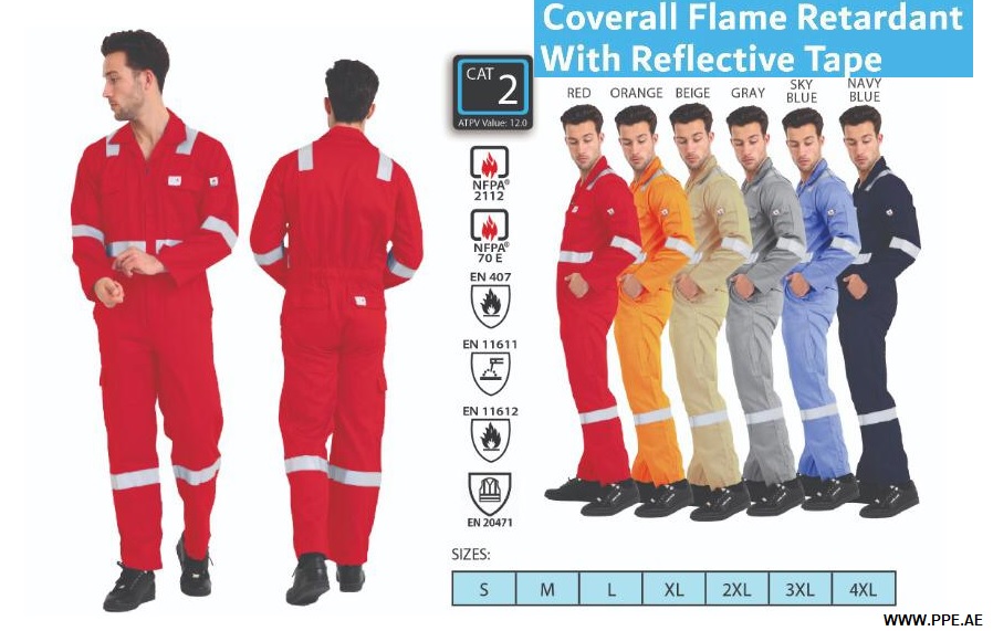 FR COVERALL WITH TAPE