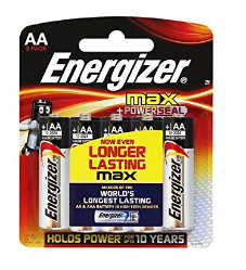 BATTERY ENERGIZER MAX AA