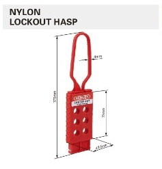LOCKOUT HASP NYLON NH01 LOCKD