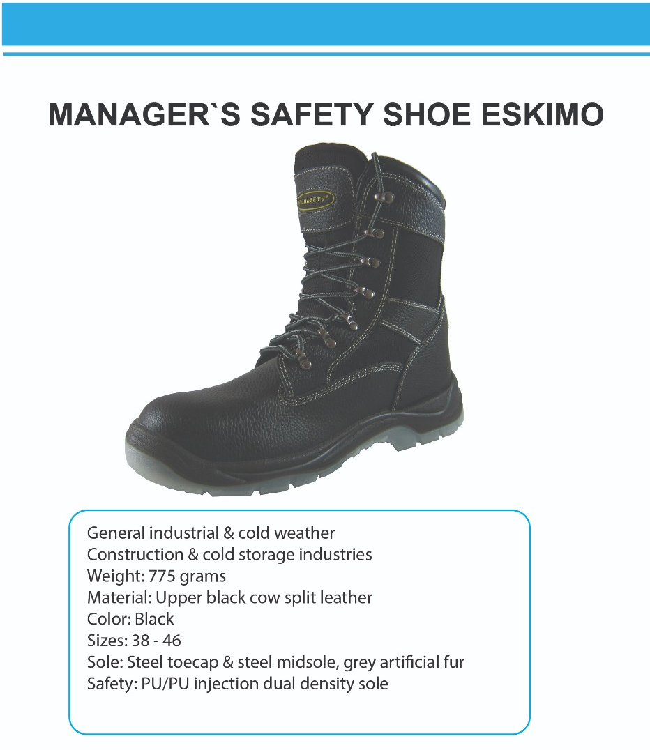 SAFETY SHOES MANAGER ESKIMO COLD STORAGE