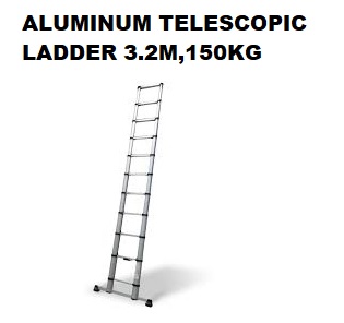 ALUMINUM TELESCOPIC LADDER 3.2M
