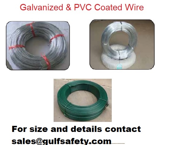 GALVANIZED AND PVC COATED WIRE