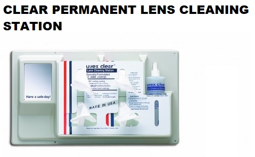 UVEX CLEAR PERMANENT LENS CLEANING STATION