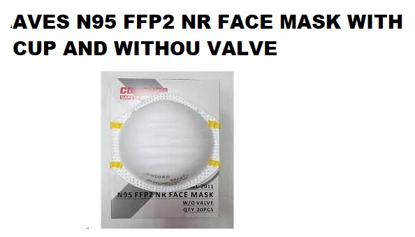 AVES N95 FFP2 NR FACE MASK