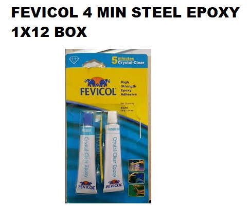 FEVICOL 4 MIN STEEL EPOXY 1X12 BOX