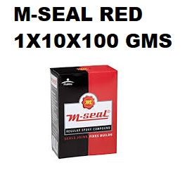 M-SEAL RED 1X10X100 GMS