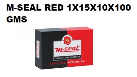 M-SEAL RED 1X15X10X100 GMS