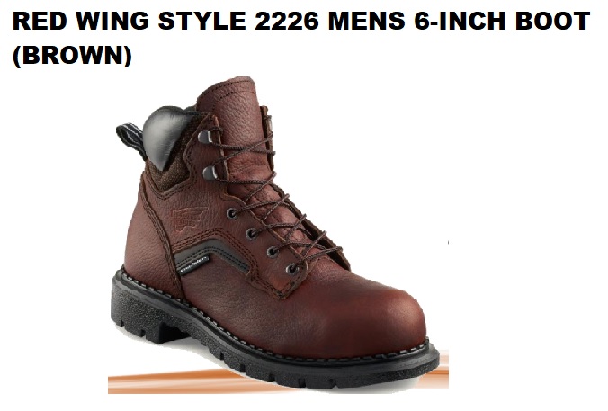 RED WING STYLE 2226 MENS 6-INCH BOOT (BROWN)