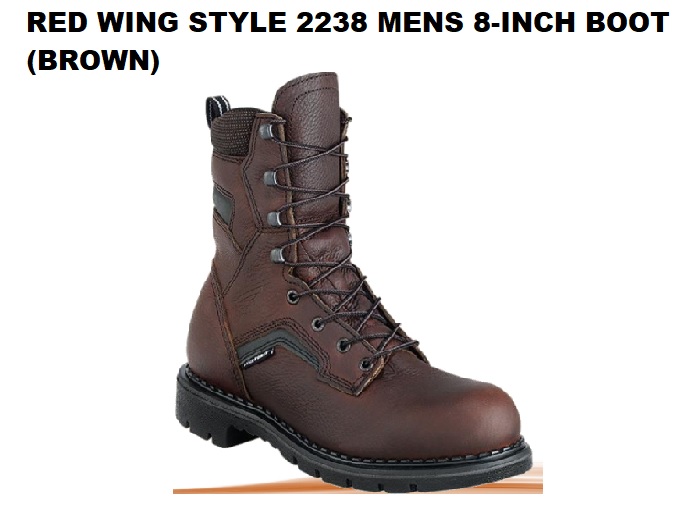 RED WING STYLE 2238 MENS 8-INCH BOOT (BROWN)