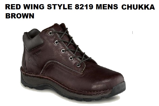 RED WING STYLE 8219 MENS CHUKKA BROWN