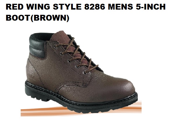 RED WING STYLE 8286 MENS 5-INCH BOOT(BROWN)