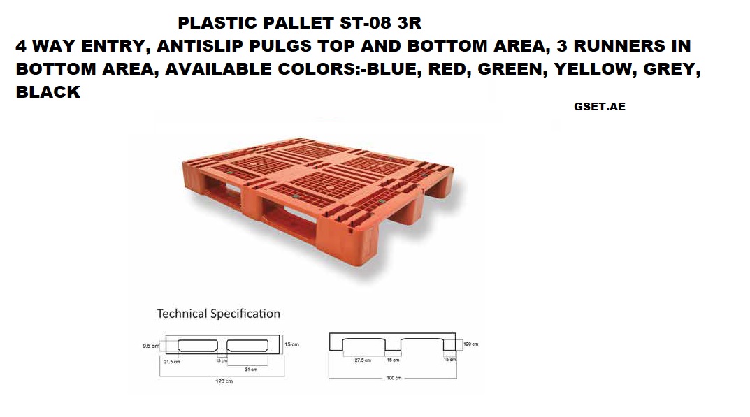 PLASTIC PALLET ST-08 3R