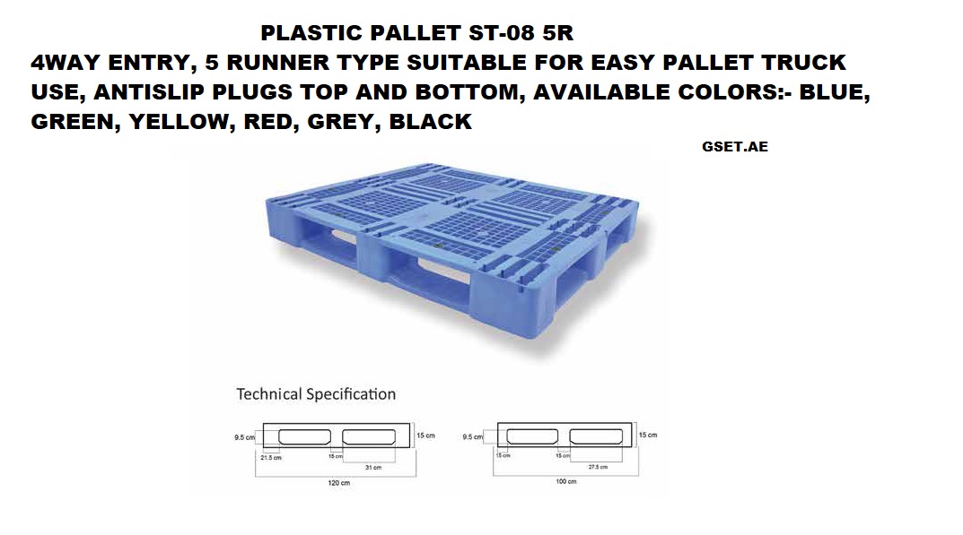 PLASTIC PALLET ST-08 5R