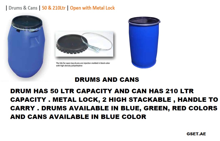 DRUMS AND CANS