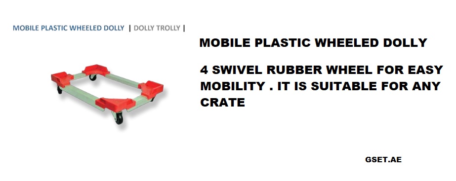 MOBILE PLASTIC WHEELED DOLLY