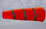 WINDSOCK 18*5 FT WITH REFLECTIVE TAPE CSTM