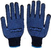 GLOVES DOTTED DOUBLE BLUE VAULTEX- UBY