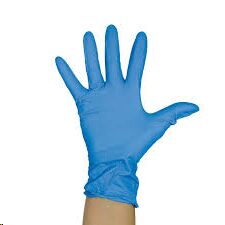 BLUE VINYL GLOVES POWDER FREE MADE FROM PVC VINYL WITH LATEX ALLERGIES