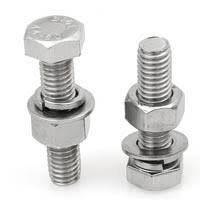 HEX BOLT - SS M20 X 100MM WITH NUT & WASHER