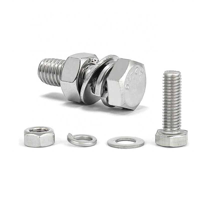 HEX BOLT - SS 24MMX 160MM WITH NUT & WASHER