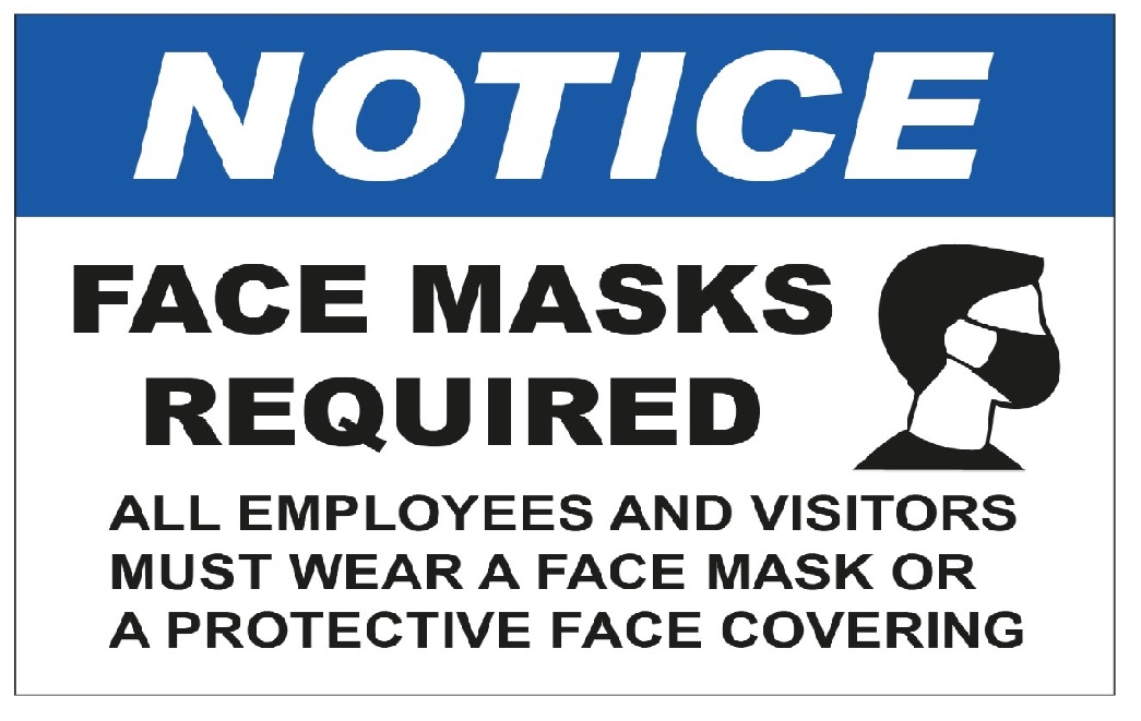 WEAR MASKS PREVENT COVID SIGN