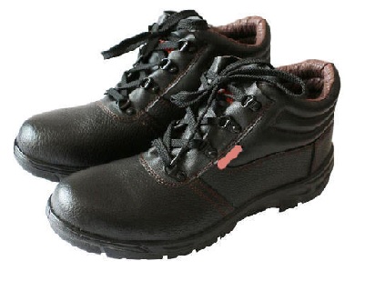 LEATHER BLACK WELDING SAFETY SHOE