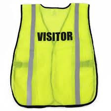 8020HL VISITOR SAFETY VEST YELLOW/LIME
