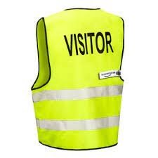 THE-SECURITY-STORE HIGH VISIBILITY VISITOR SAFETY VEST