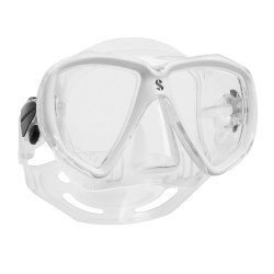 SCUBAPRO FOR DIVING OR INTENSIVE SWIMMING WHITE DIVING MASK
