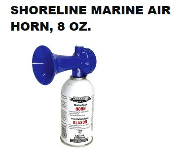 SHORELINE MARINE AIR HORN, 8 OZ.