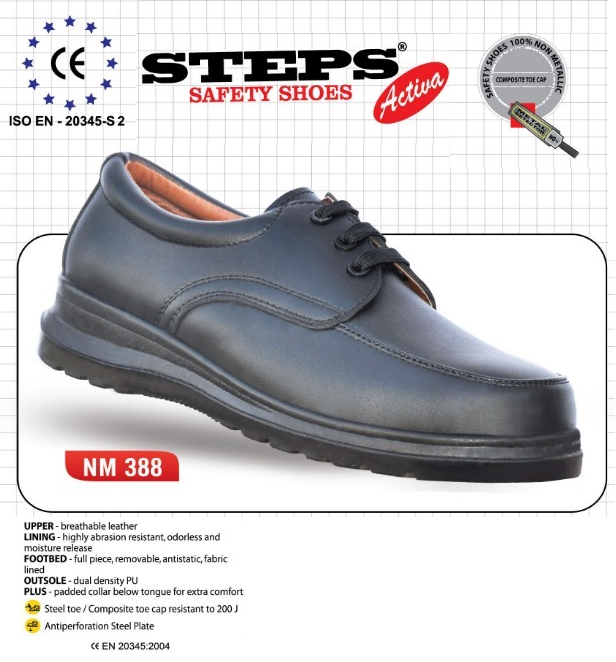 SAFETY SHOES EXECUTIVE STEP NM388 UNISEX WITH LACE