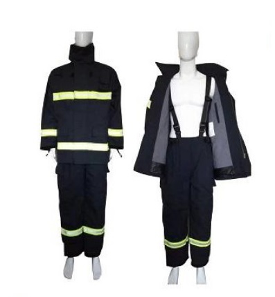 FIREMAN FIRE FIGHTING SUIT NOMEX 111A FABRIC SR-F1011 NAVY BLUE