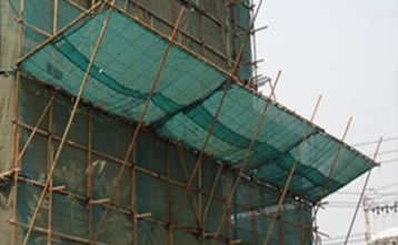 HDPE KNITTED FALL PROTECTION SCAFFOLDING NET BARRIERS