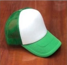 MESH CAP GREEN, WHITE