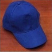 5 PANEL BRUSH VELCRO CAP BLUE