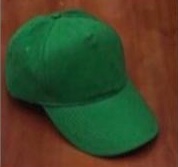 5 PANEL BRUSH VELCRO CAP GREEN