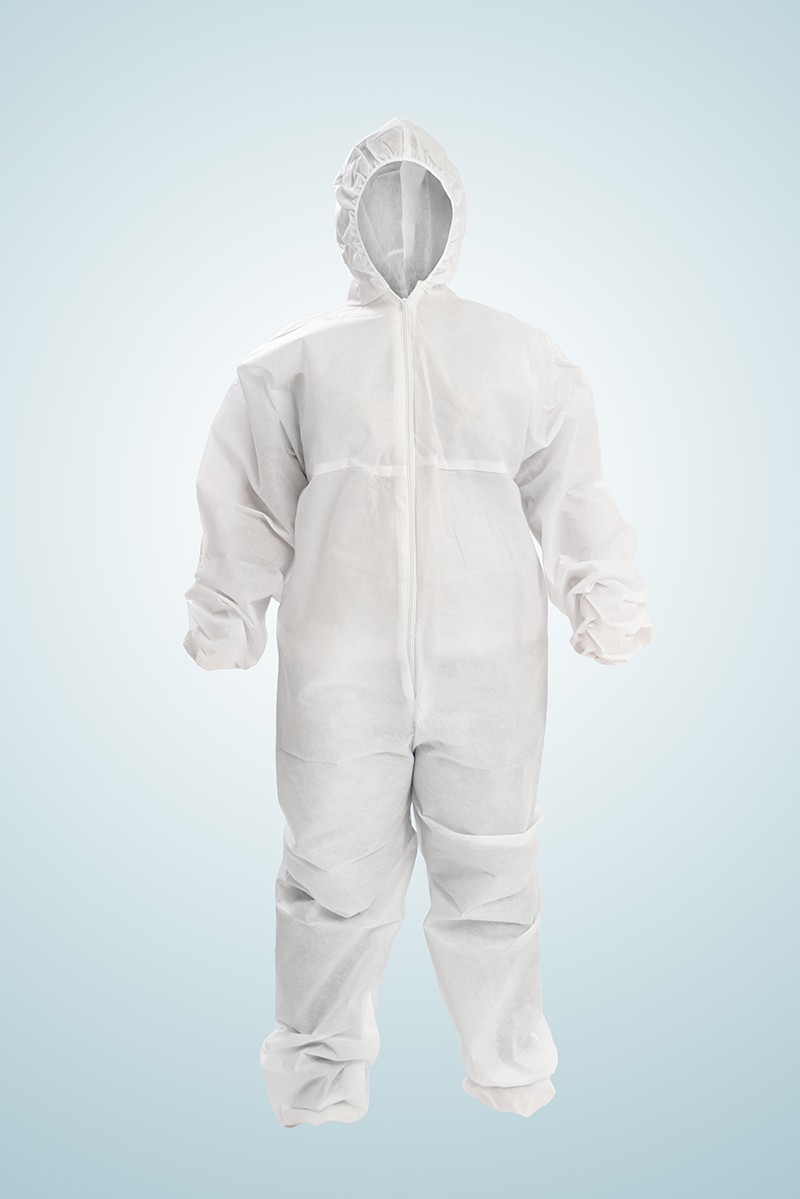COVERALL DISPOSABLE 30GSM WHITE